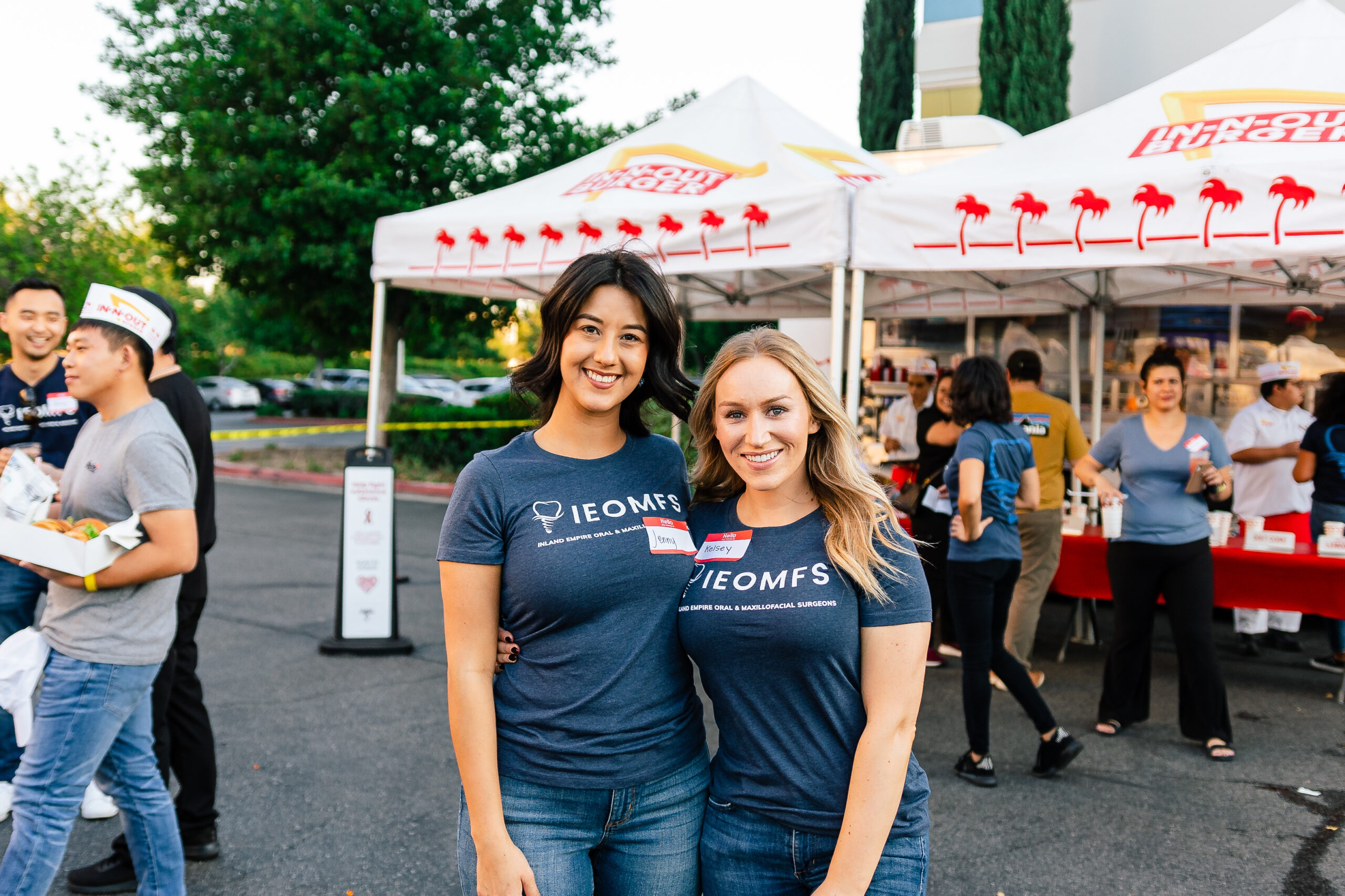 IEOMFS team celebrating community outreach event