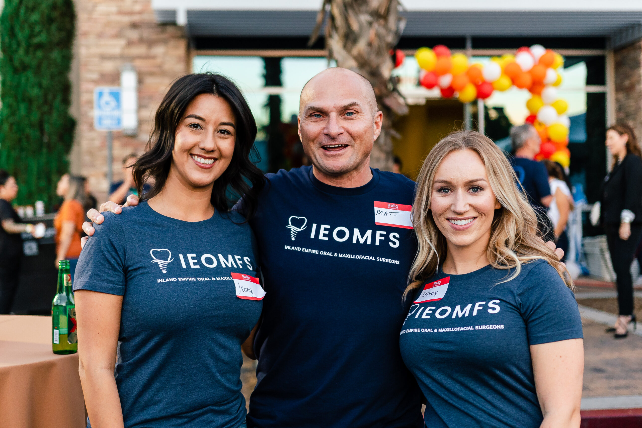 IEOMFS team at a community event promoting pediatric oral surgery